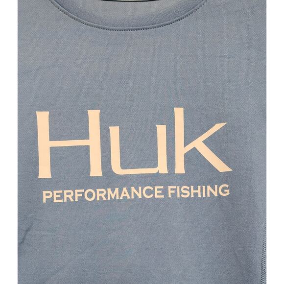 Huk Icon Light Blue Fishing Shirt Womens Size S - Picture 4 of 5